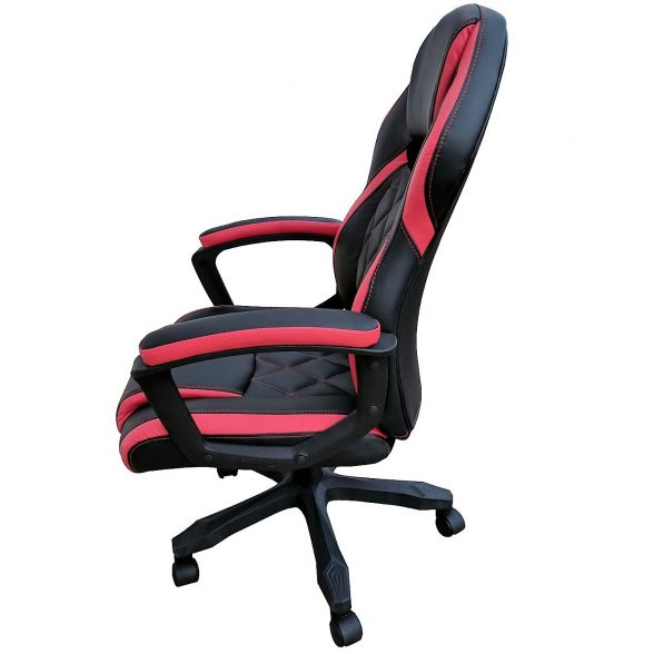 scaun birou B105 negru rosu (3)