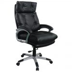 Scaun directorial Comodo B145, negru, confort extrem/promotii-scaune.ro