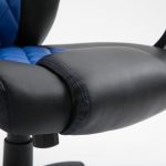 Promotii scaune.ro/Scaun gaming Arka B116,negru albastru, piele ecologica