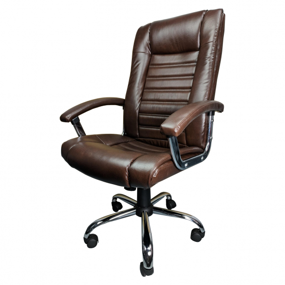 Promotii scaune.roScaun birou Zendeco B91, maro, piele ecologica-zendeco (1)