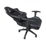 Scaun gaming Arka Chairs B60 black brown, piele ecologica-Zendeco.ro