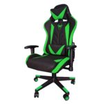 Scaun gaming B200 Spider textil black green. Promotii-scaune.ro