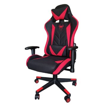 Scaun gaming B200 Spider textil black red. Promotii-scaune.ro