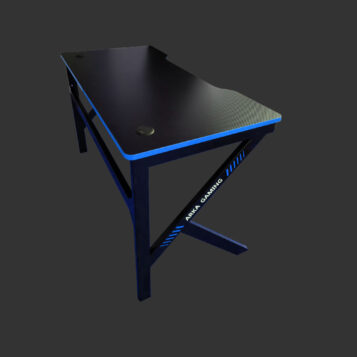 Birou gaming Arka Z3, Profesional, suprafata negru albastru carbon 120*60cm